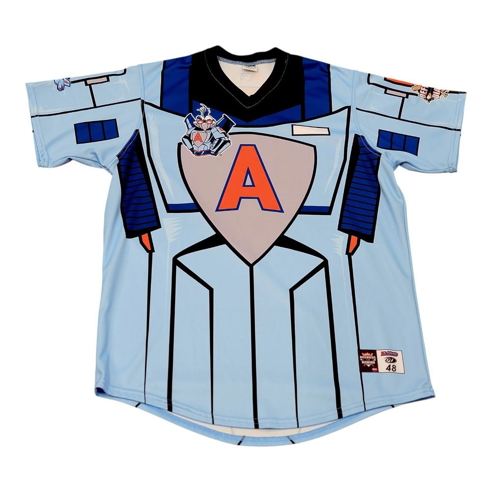 2023 Aberdeen IronBirds Roberto Mercado #12 Game Used Marvel Jersey Signed 48
